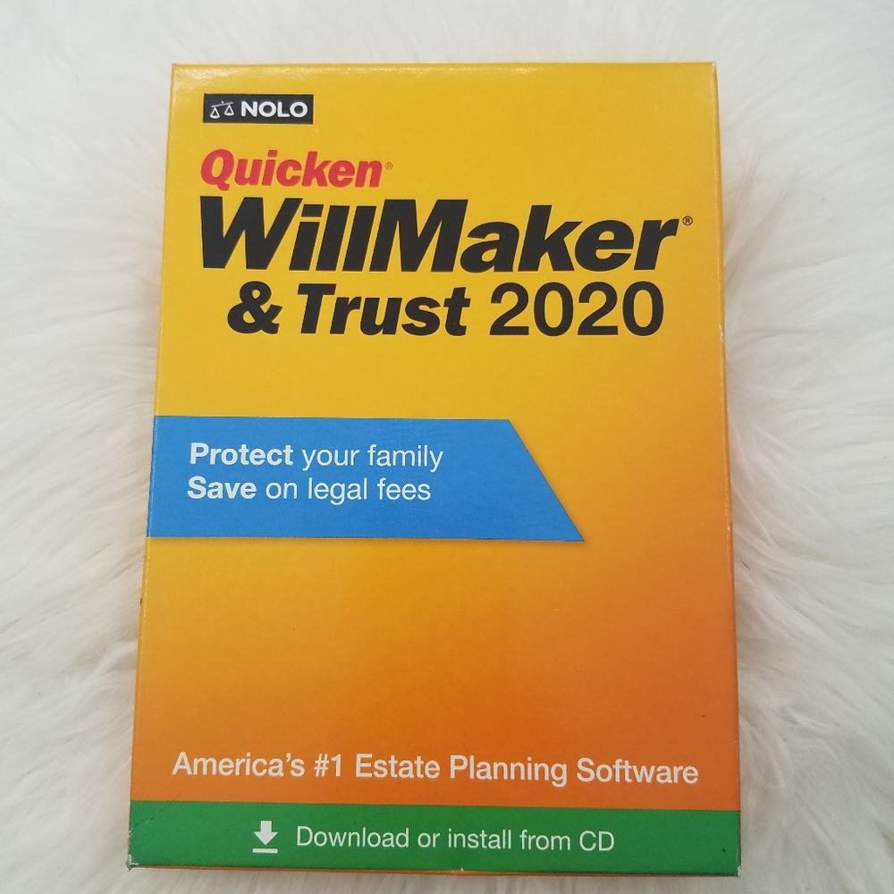 Quicken willmaker and Trust 2020